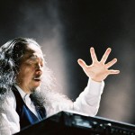 Kitaro of Japan performs during a concert in Singapore September 14, 2004.